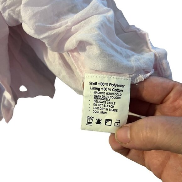 Pantaloons baby dress rose pink rose floral pattern formal dress girls 9-12 mont - Picture 3 of 5